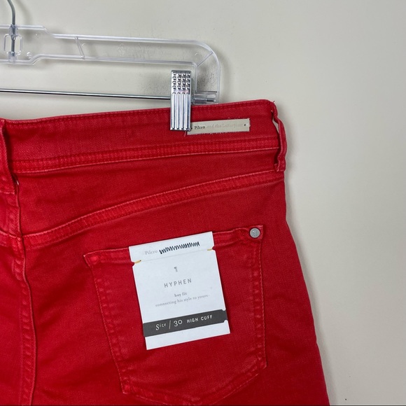 Anthropologie Pilcro Hyphen Red Rogue Shorts Size 30 | Run large - Picture 11 of 12